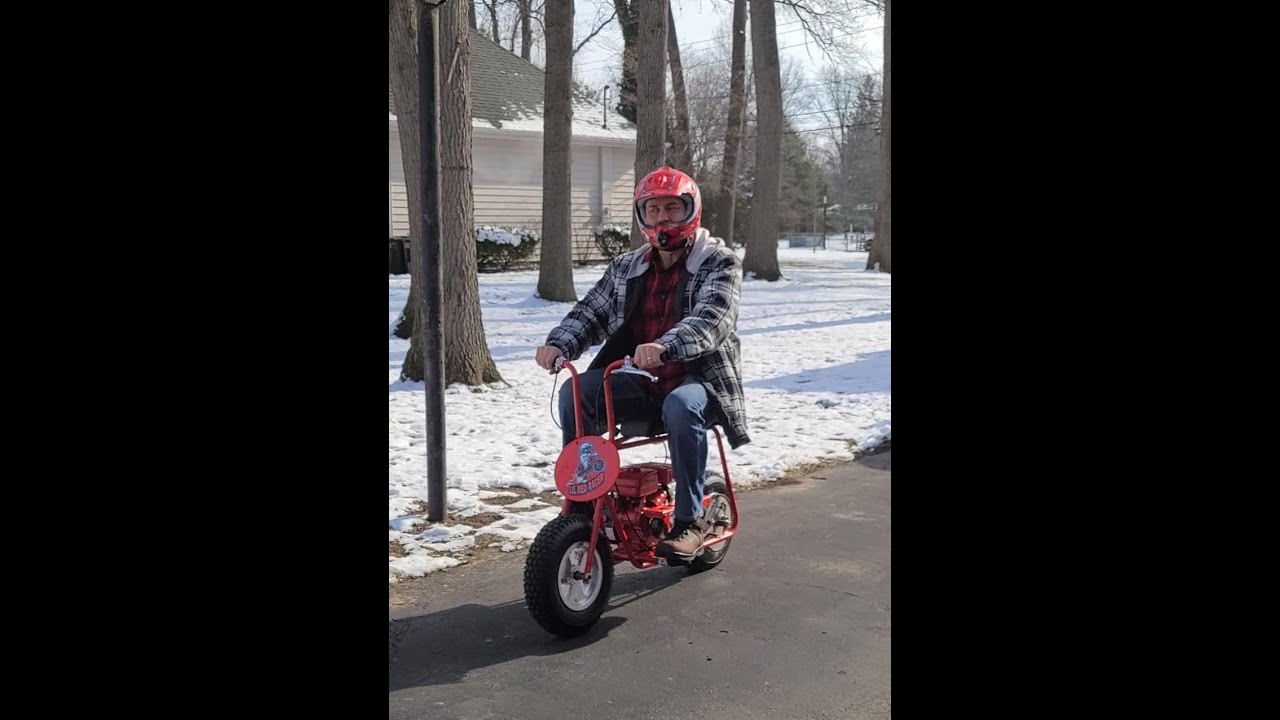 How to Build a Mini Bike At Home "LIL" Red Racer by All About Mini Bikes YouTube