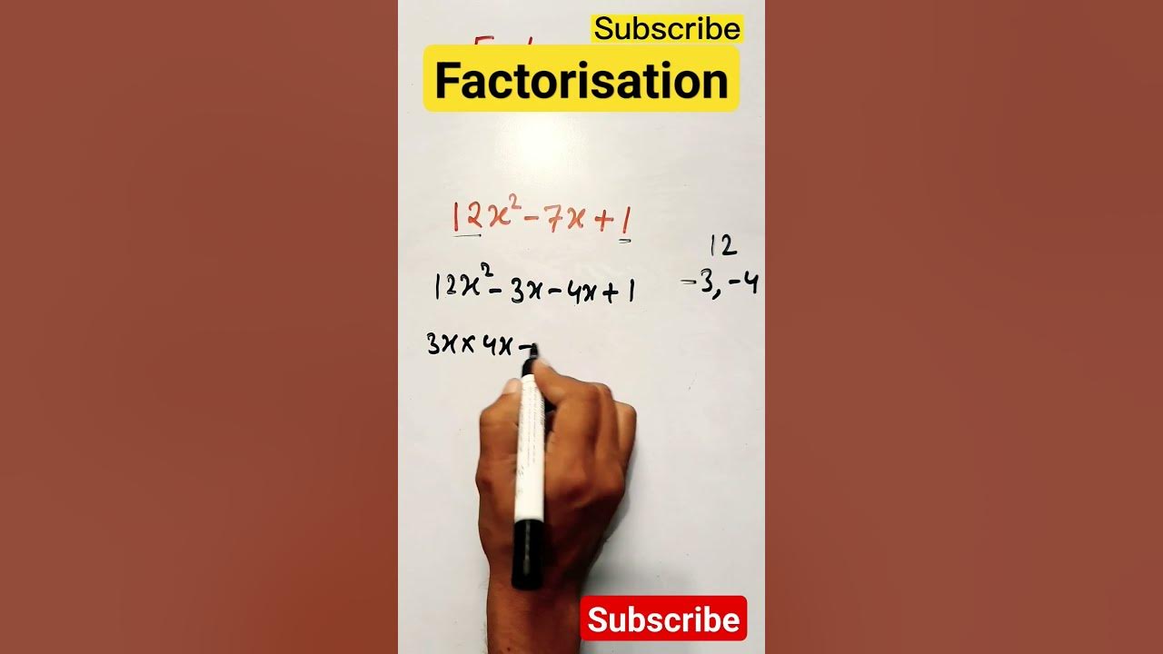 factorisation-of-equation-12x2-7x-1-maths-matheducation-learning