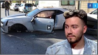 Enes Baturun Camaro İle Yaptiği Şok Kaza 18 Hi̇çbi̇yerde Yok