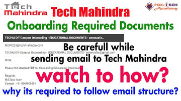 Tech Mahindra Onboarding Documents | How to create PDF for all the documents? | Create one PDF