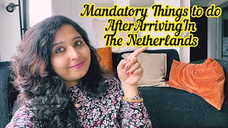 Checklist After arriving in Netherlands#MovingToNetherlands#indianinnetherlands#lifeinnetherlands