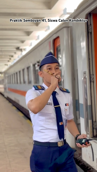 Praktik Semboyan 41, Siswa Calon Kondektur PT. KAI