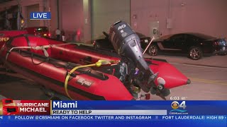 Miami Fire Rescue Team Deployed To Help After Hurricane Michael