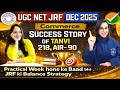 UGC NET JRF Commerce Strategy | Practical Week Ke Baad Bhi AIR 90 | Story of Tanvi | By Navdeep Kaur