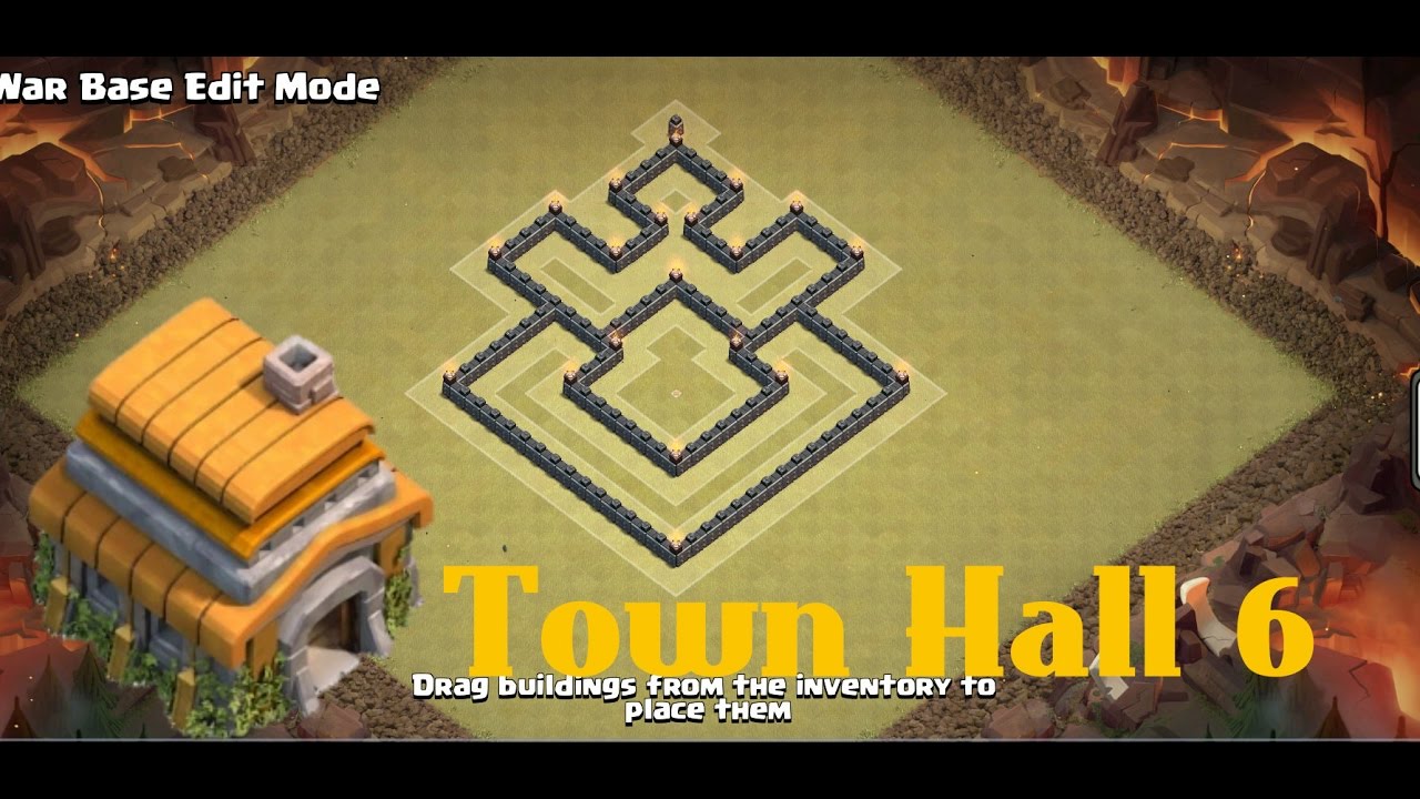 Clash of Clans | BEST Th6 Defence Layouts CoC