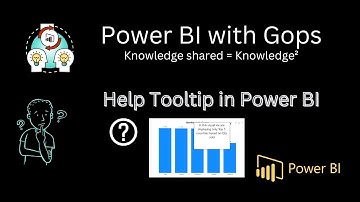 How to use Help Tooltip in Power BI - Power BI with Gops