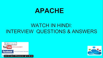 Apache Interview Questions and Answers for Both Fresher & Experience (Watch in Hindi)