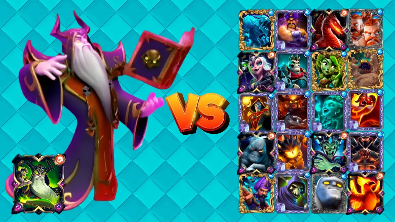 NFT NECROMANCER vs All CARD'S | castle crush