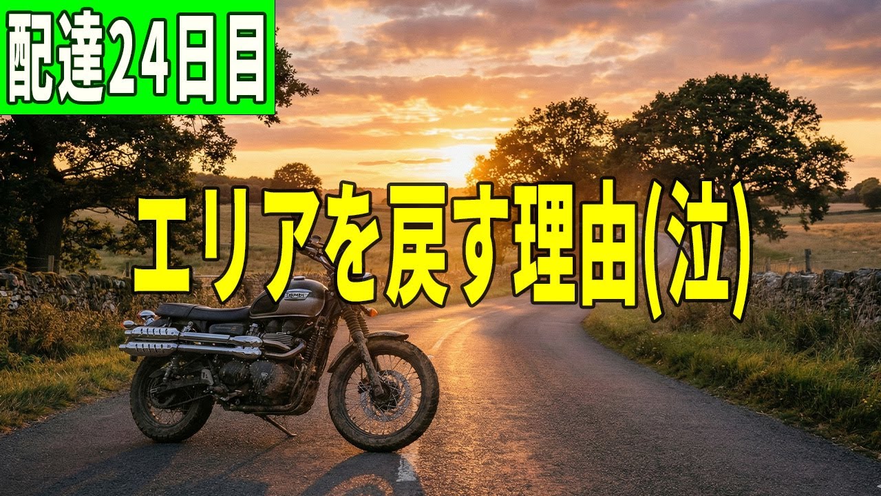 ウーバーイーツ24日目「なぜ結局エリア戻すことにしたのか？」
