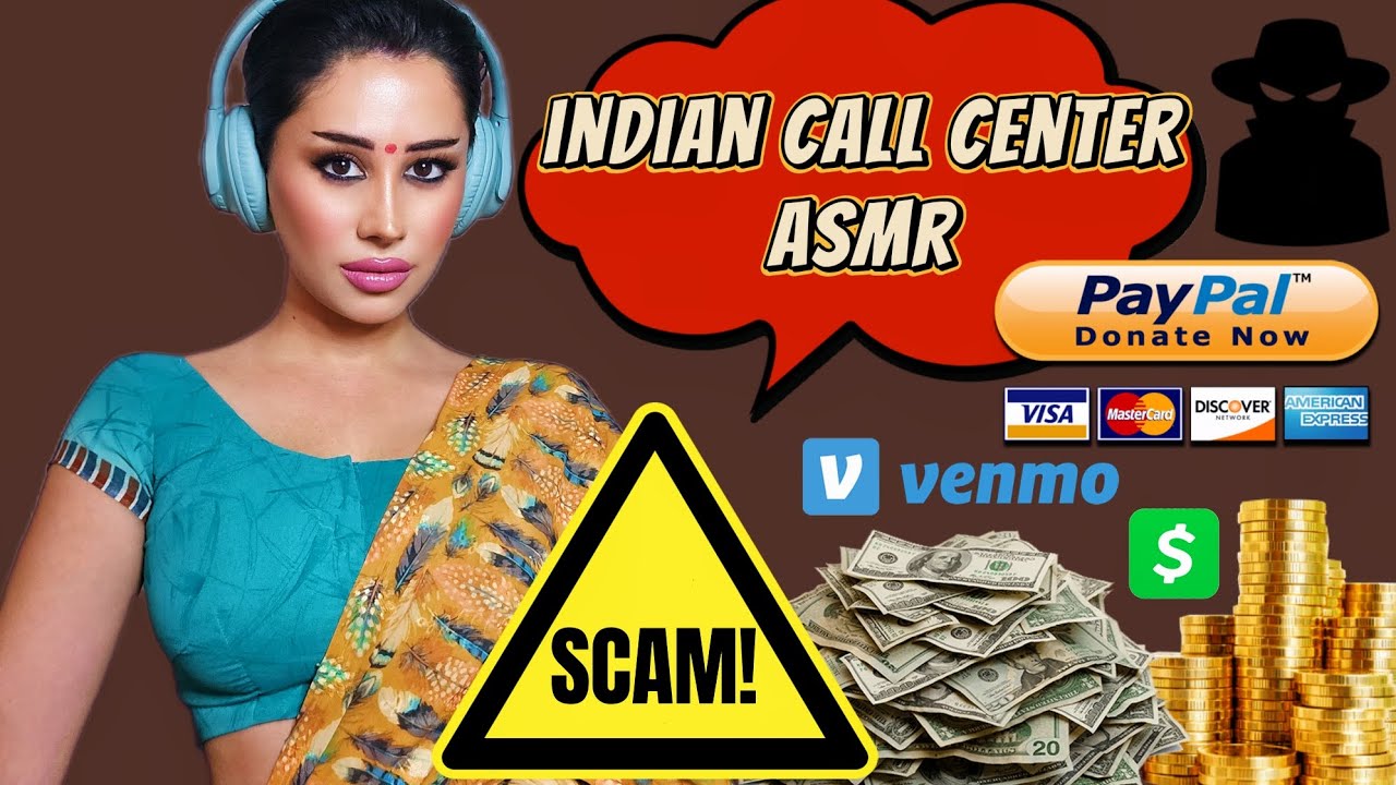 😈💲💻Indian Call Center SCAMMER●soft spoken●ASMR●Roleplay●personal attention