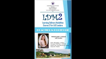 SAMPLE LDM2 FOR LAC LEADERS PRACTICUM PORTFOLIO