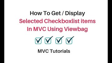 mvc multiple selected checkboxlist display using viewbag c#4.6