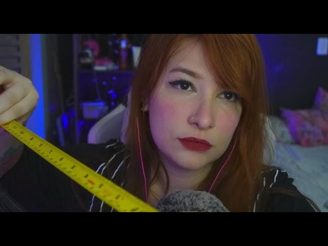 ASMR - Analisando e medindo seu rosto ♥