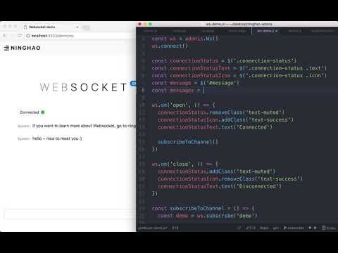 Node js 应用：WebSocket 12