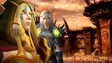 Anduin, Alleria & Vereesa – The Windrunner Sisters Scene | Patch 8.2.5 WoW