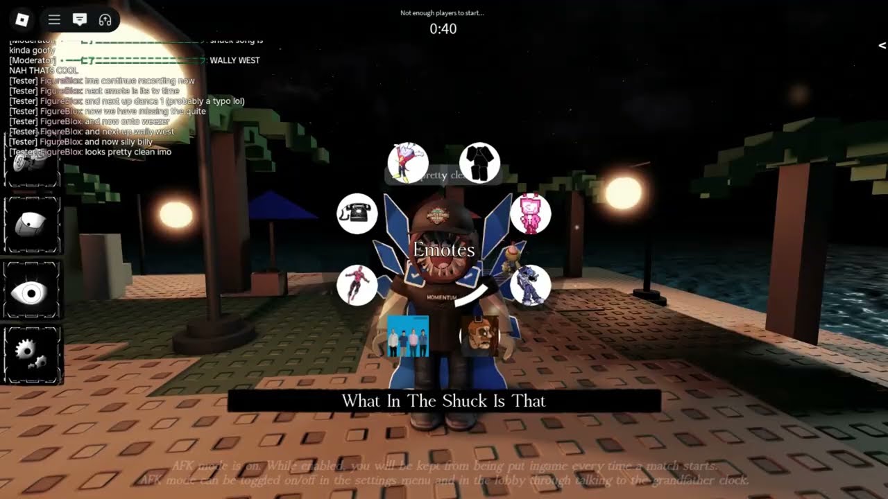 showcasing new emotes (probably) coming in today's desolate update