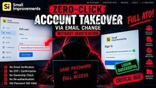 Broken Access Control / Improper Authorization + Unverified Email Change leading to Account Takeover