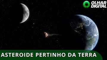 Asteroide descoberto há apenas dois dias passa pela Terra mais perto do que a Lua