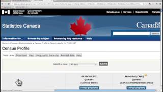 Statistics Canada: Census walk-through with Olivier Charbonneau, Concordia Business Librarian