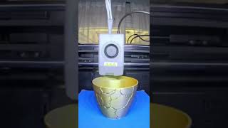 Marmore Cracked Vase 3D print! #3dplanet #3dprints #3dprinterupgrade #3dprinting #3dprinted