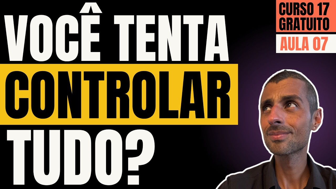 Você tenta controlar tudo e não gosta de surpresas?