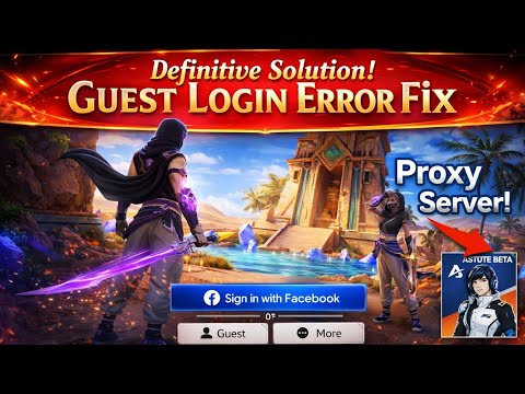Proxy Server Account Login Error⚠️ Solution💯🔥#freefire