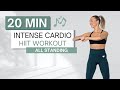20 min cardio hiit workout to the beat   all standing  super high intensity