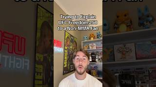 Explaining UFC Freedom 250 to a Non-MMA Fan🤣 #ufc #mma