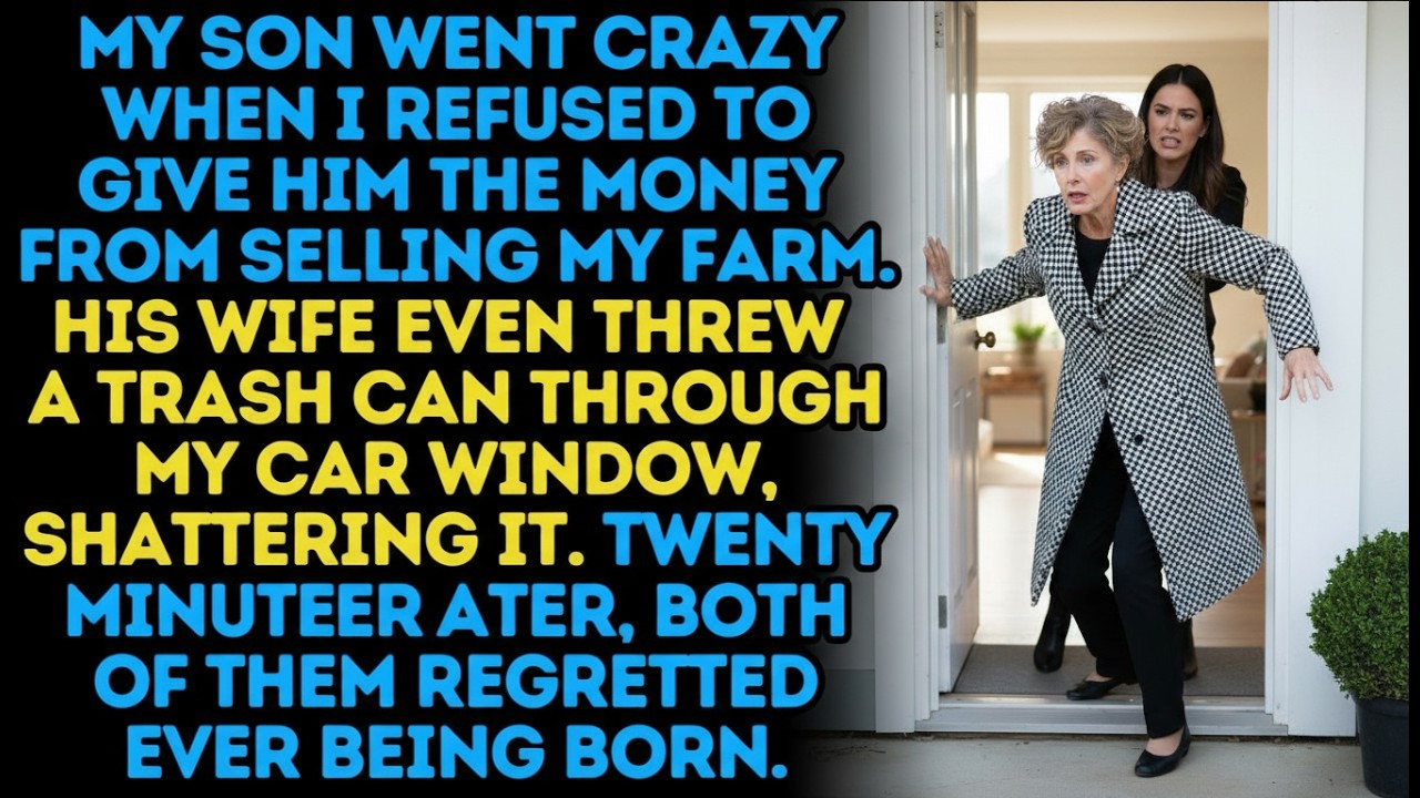 My Son Destroyed My Car After I Refused to Give Him the Farm Money… What Happened Next Shocked Me