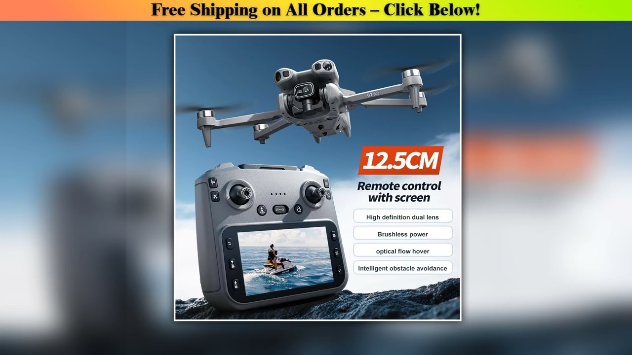 New Original GT50 Professional Drone with High-Definition Aerial Camera, 4-Axis Remote Control