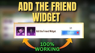 ADD THE FRIEND WIDGET MISSION COMPLETE IOS AND ANDROID PUBG MOBILE screenshot 2