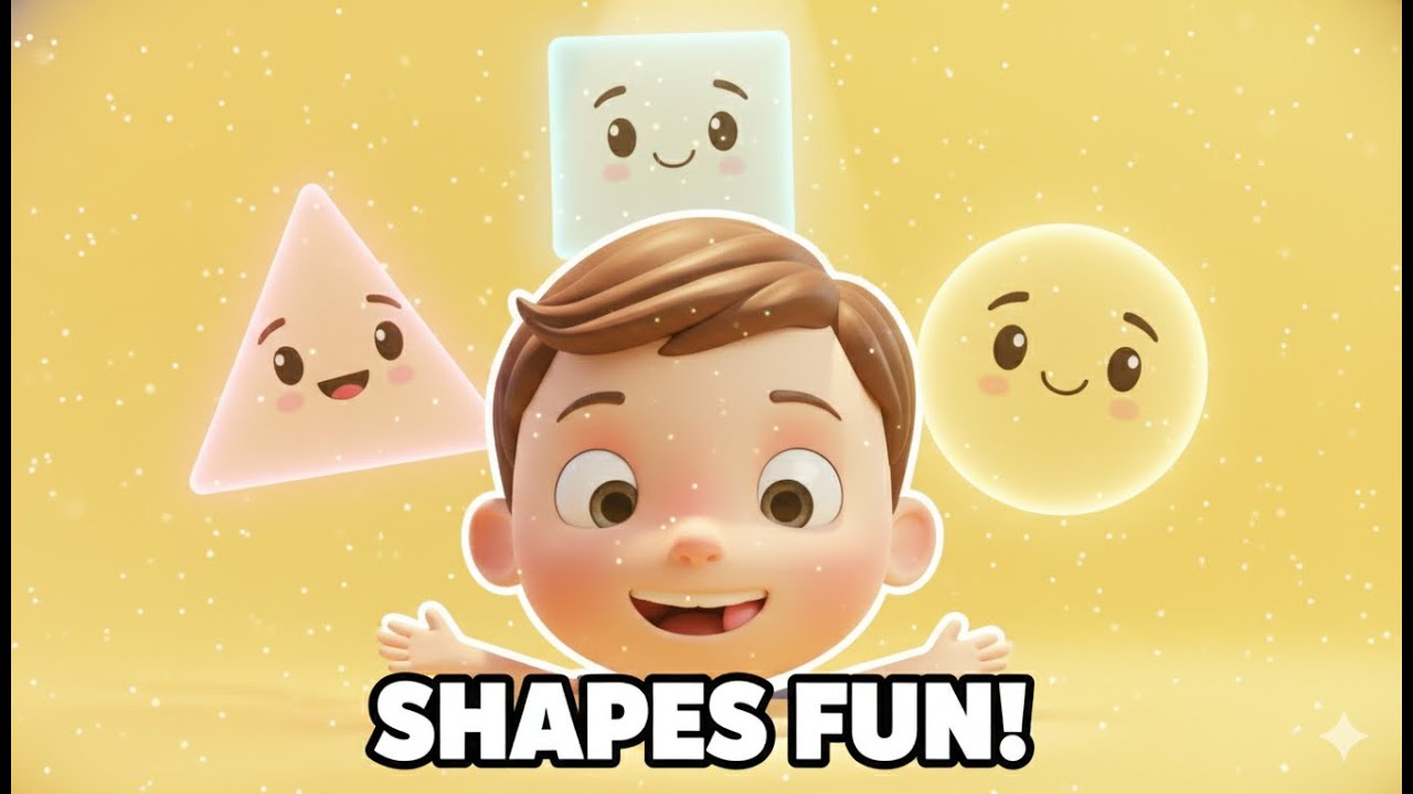 Learn Shapes with Giggles ⭐ Triangle, Square, Circle! | Kids Songs | Nursery Rhymes | GiggleBox TV