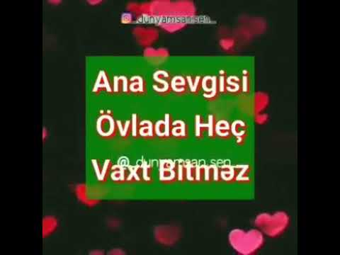 Ana sevgisi ovlada hec bitmez