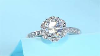 Olivia Star Jewelry Moissanite Diamond R9206 Video