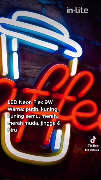Lampu neon flex yang lagi ngehits di Tiktok!!