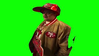 49ers fan shocked Green Screen Meme