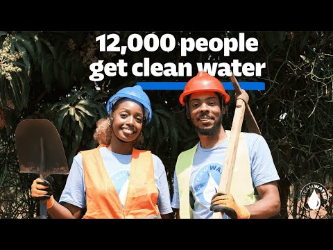 @Big Manny helps 12,000 people get clean water in Rwanda | #TeamWater