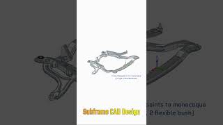 Subframe CAD Design #cad #solidedge #solidworks #catia