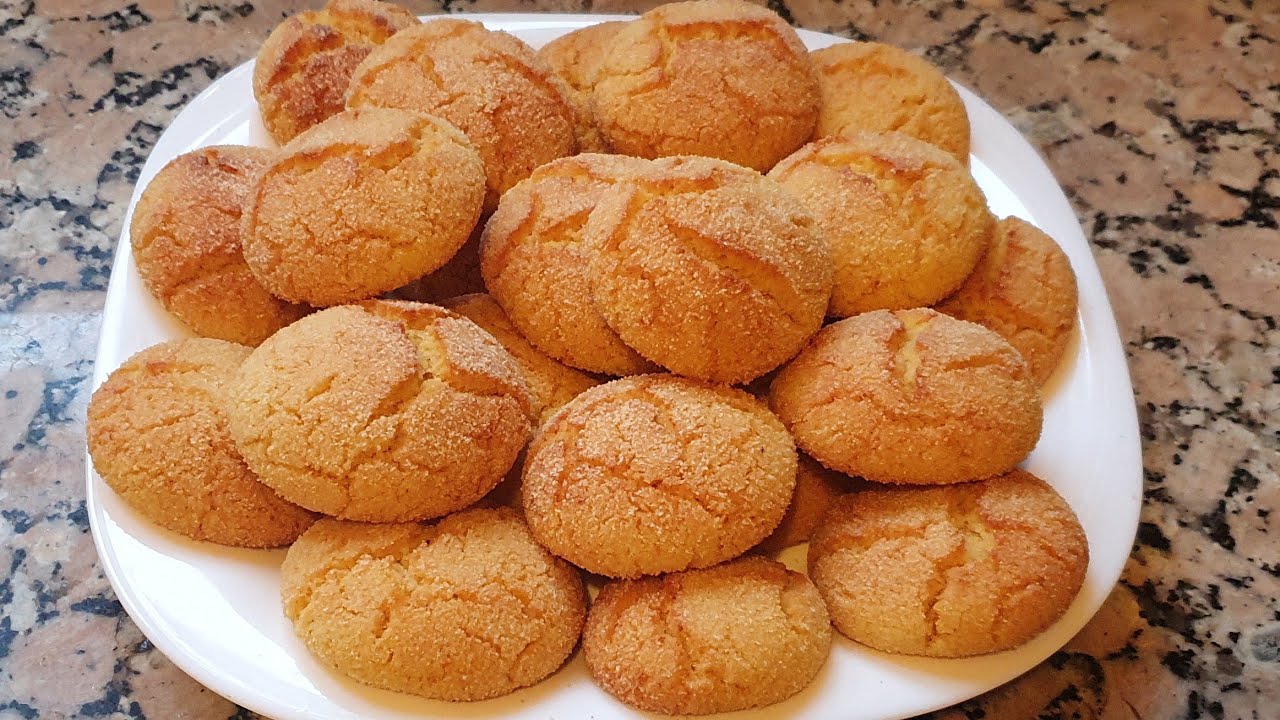 حريشات صغار في الفرن ببيضة واحدة بالبرتقال مذاق و شكل رائع جدا 🍊🍊