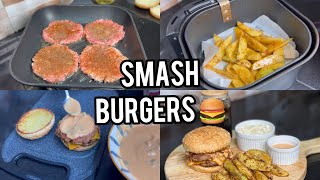 DOUBLE PATTY SMASH BEEF BURGERS