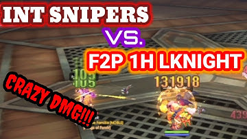 [RoX] INT Snipers vs. F2P Haste Tank Lord Knight (How strong can INT Snipers be?!) #f2p #sniper