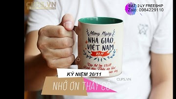 LY SỨ ĐỔI MÀU - QUÀ TẶNG Ý NGHĨA 20/11