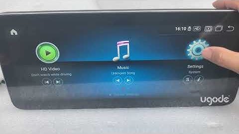 Ugode Mercedes Benz BMW Audi Android Screen Display Muitimedia Player - Open and Close Bluetooth