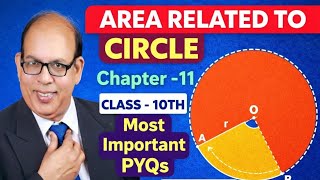 Chapter -11 Area related to circle most important PYQ's' class :- 10 Part 1