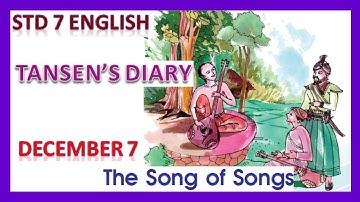 VICTERS STD 7 |ENGLISH| WORKSHEET| DECEMBER 7|SONG OF SONGS