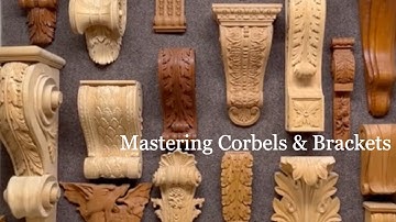 Mastering Brackets, Corbels & Keystones in Woodcarving #woodcarvingtips #woodwork #woodcarving