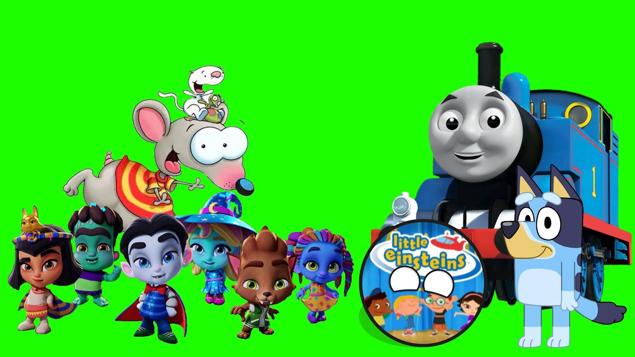 Thomas and Friends, Toopy and Binoo, Bluey, Super Monsters, and Learning with Wyatt Credits Remix