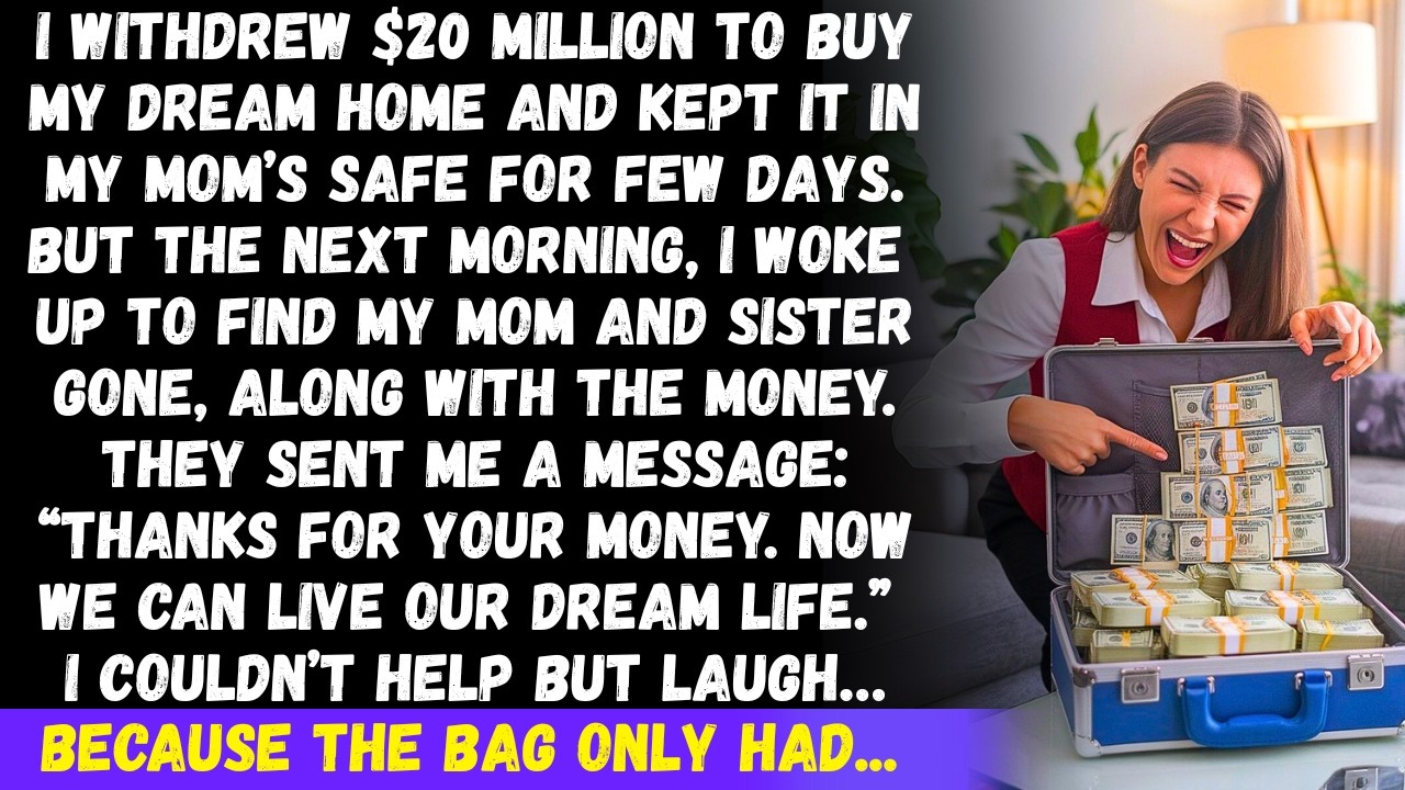 I kept $20M in my mom’s safe. Next morning she vanished with it I laughed because of what was inside