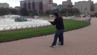 Idur & Yeni Bailando Salsa Chicago.
