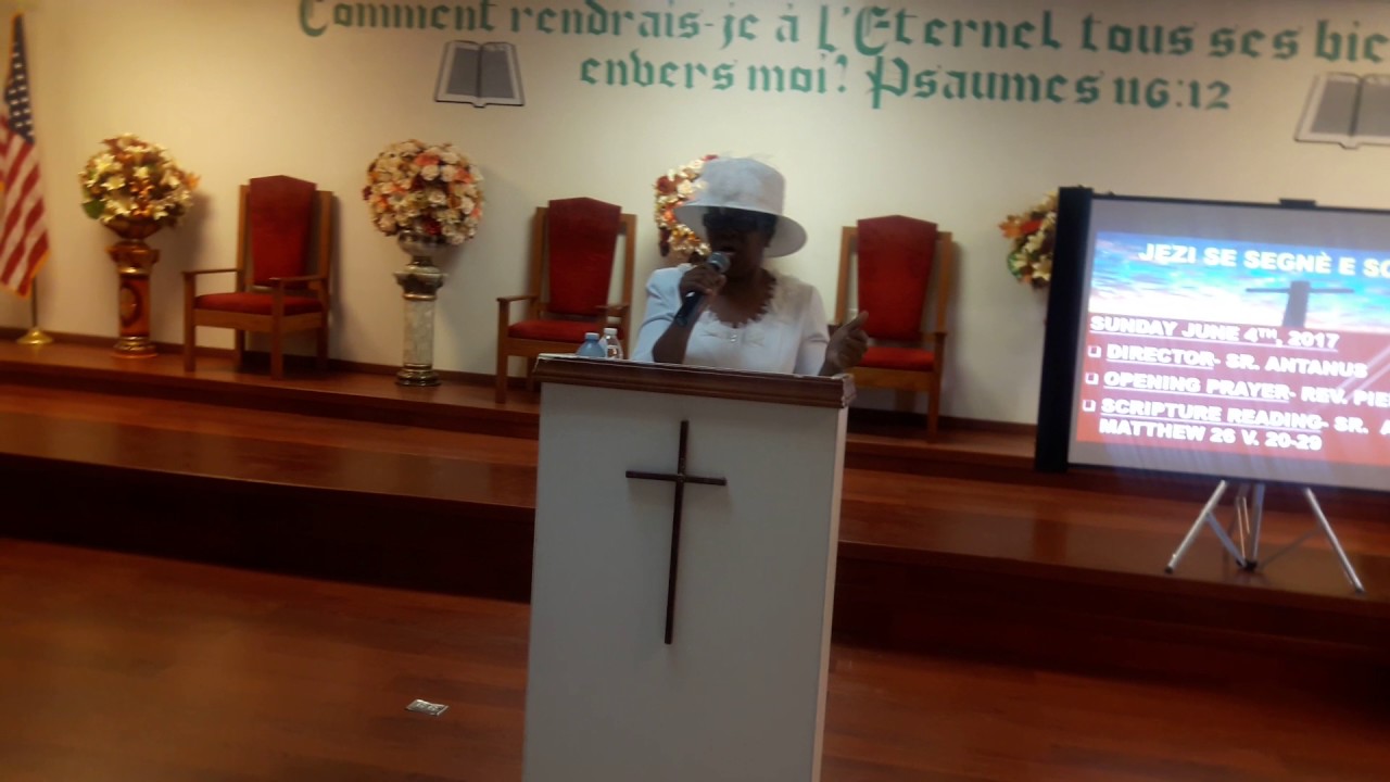 La premiere Eglise de Dieu des elus.partie1culte d adoration juin4/2017